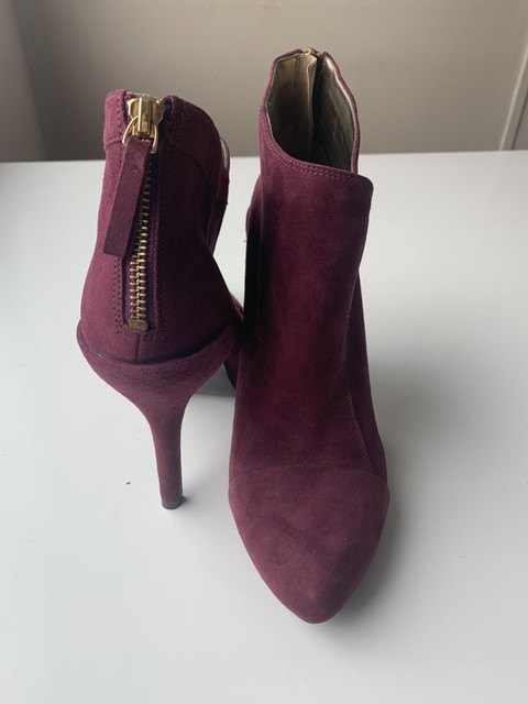 nine west suede ankle boots